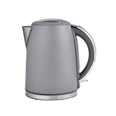George Home Grey Stainless Steel Fast Boil Kettle 1.7L