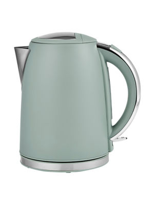 George Home Sage Green Fast Boil Electric Kettle 1.7L