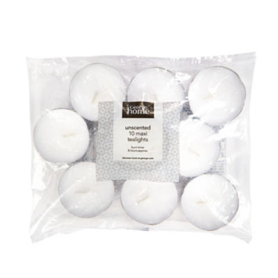 George Home Unscented Maxi Tealights