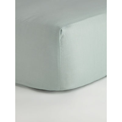 George Home Light Green Fitted Sheet - Single