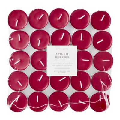 George Home Spiced Berries Scented Tealights 50pk