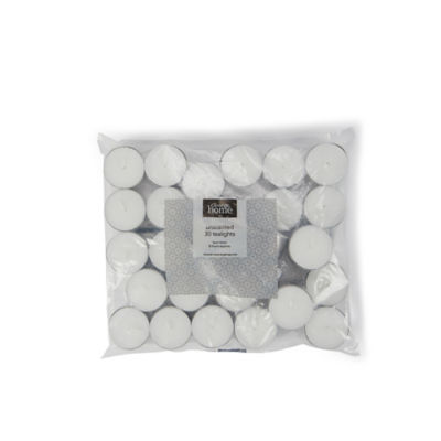 George Home 8hr Burn White Tealights
