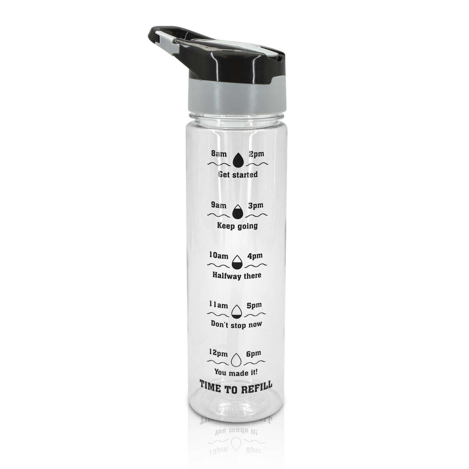 George Home Grey Tracker Water Bottle 700ml