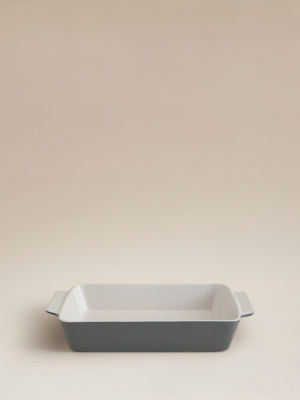 George Home Grey Ceramic Roaster 41cm