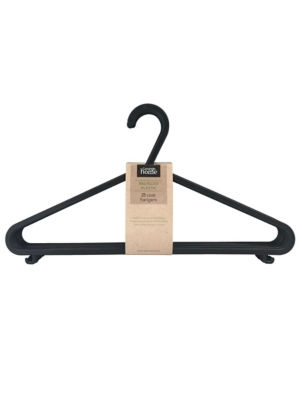 George Home Black Clothes Hangers 25PK