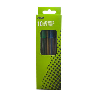 ASDA Gel Pens 10Pk