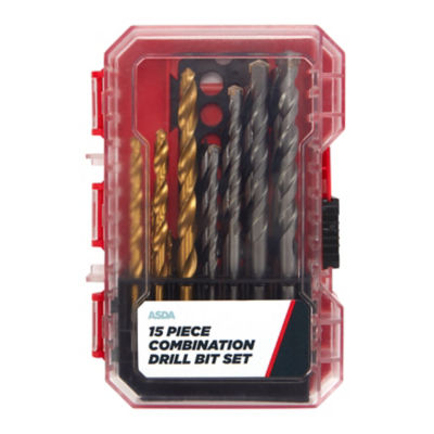 ASDA Asda 15pc Drill Bit Set