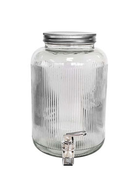 George Home Clear Glass Drinks Dispenser