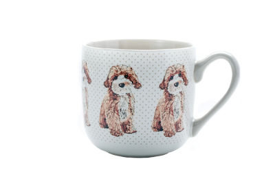 George Home White Cockapoo Graphic Single Mug