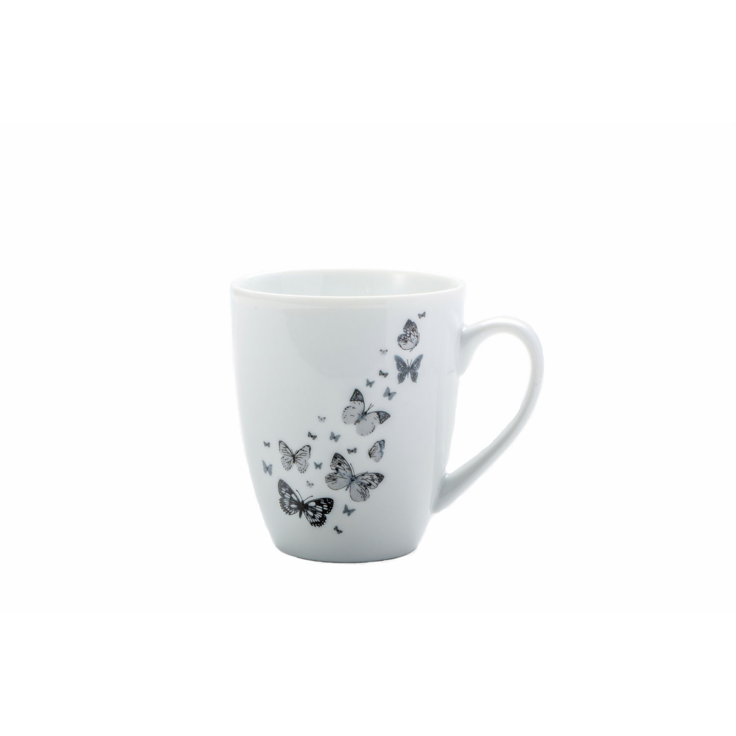 George Home Butterfly Decal Single Porcelain Mug