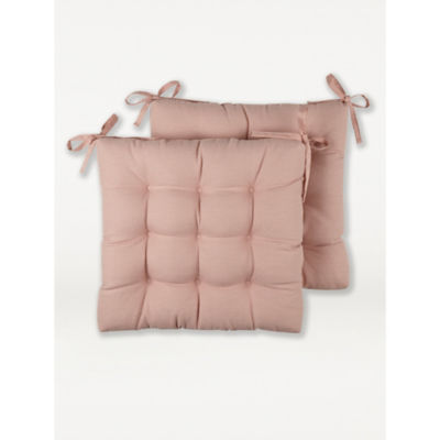 George Home Pink Seat Cushion Pad - Set of 2