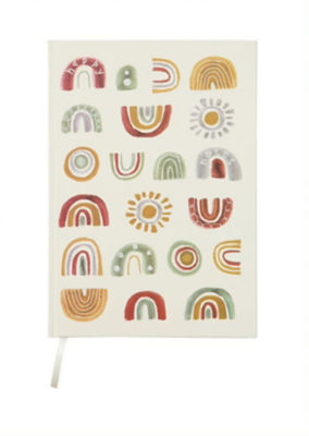 ASDA A5 Rainbow Design Notebook