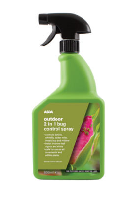 ASDA Outdoor 2 in 1 Bug Control Spray 800ml
