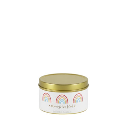George Home Jasmine Garden Always Be Kind Tin Candle