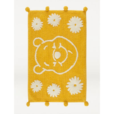 George Home Yellow Disney Winnie the Pooh Bath Mat