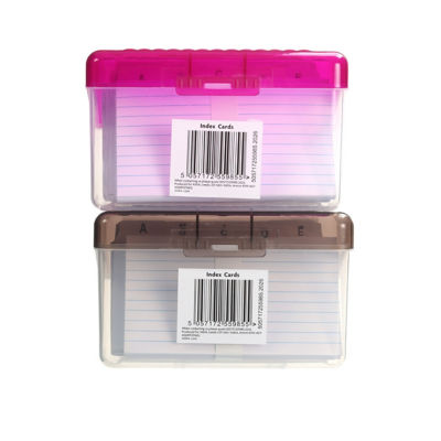 Asda Assorted Index Card Box