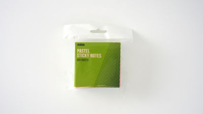 Asda Pastel Sticky Notes
