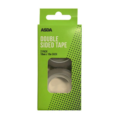 ASDA Double Sided Tape 2Pk