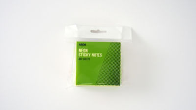ASDA Neon Sticky Notes