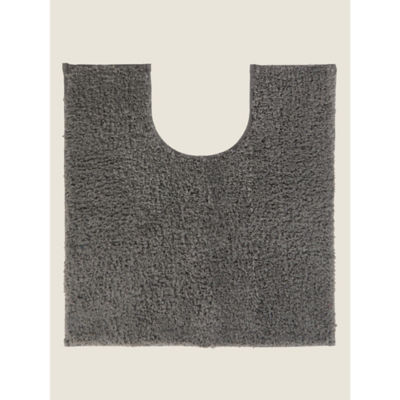 George Home Super Soft Pedestal Mat - Steel