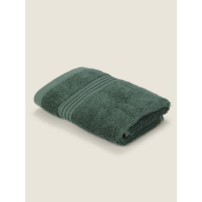 George Home Dark Green Egyptian Cotton Face Cloth