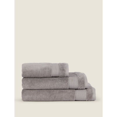 George Home Small Grey Egyptian Cotton Hand Towel