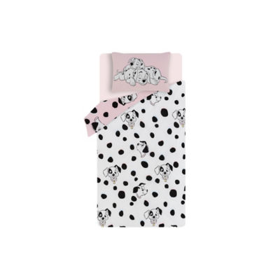 George Home Pink 101 Dalmatians Duvet Set