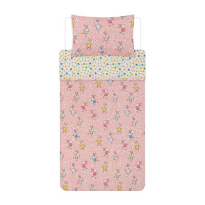 George Home Pink Bunny Duvet Set
