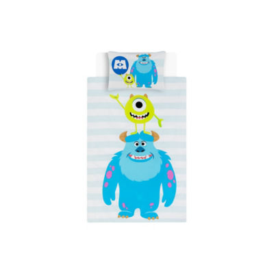George Home Blue Monsters Inc Reversible Duvet Set