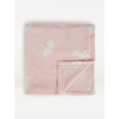 George Home Pink Mickey Mouse Fleece Blanket