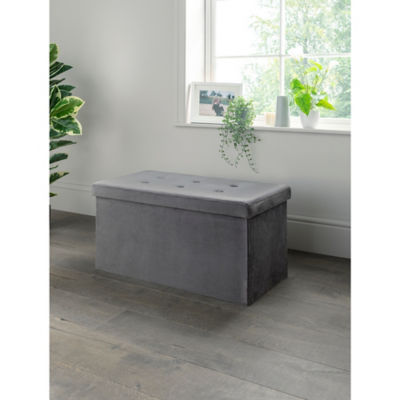 ASDA Velvet Storage Ottoman
