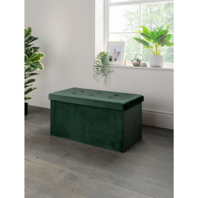 ASDA Velvet Storage Ottoman