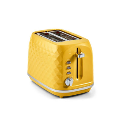 George Yellow Diamond Textured 2-Slice Toaster - Image 2