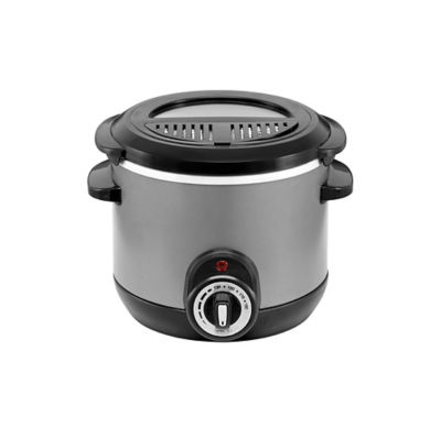 George Home Grey Compact Fryer 1.2L