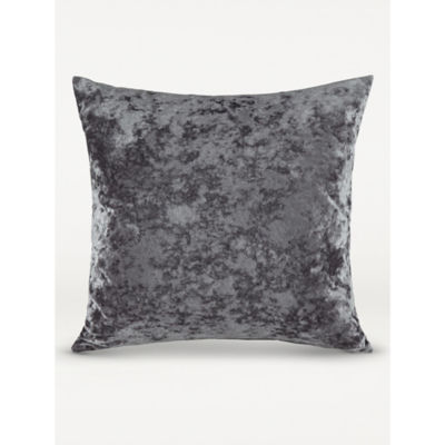 George Home Charcoal Large Plush Velvet Cushion