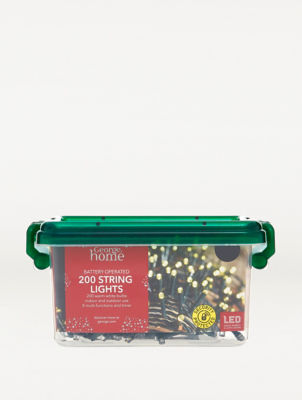 George Home 200 Warm White LED String Lights