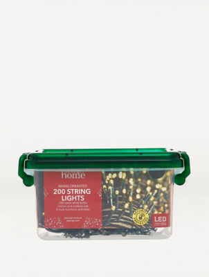 George Home 200 Warm White LED String Lights