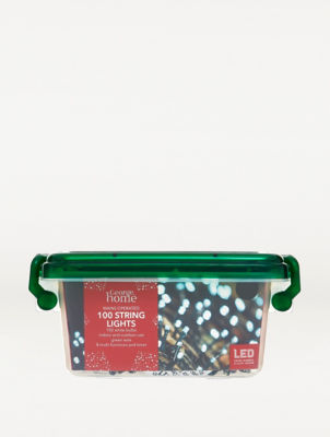 George Home 100 White LED String Lights