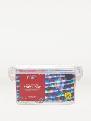 George Home 400 Micro Multi-Coloured LED Rope Lights