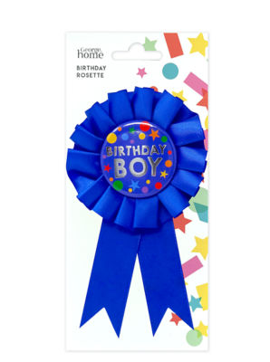George Home Boys Happy Birthday Ribbon Badge
