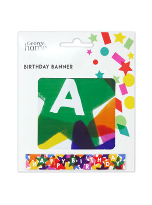 George Home Bright Happy Birthday Banner