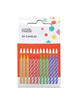 George Home Basic Stripe  Candles