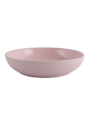 George Home Pink Speckle Pasta Bowl