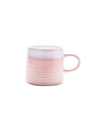 DM-101744 Pink Ribbed Reactive Single Mug