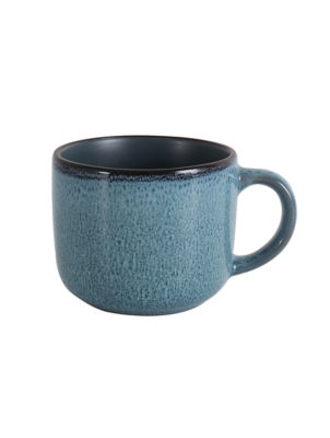 DM-101744 Blue Reactive Glaze Mug 4 Pack