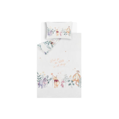 George Home Winnie The Pooh Meadow Garden Panel Duvet Cover Set Single