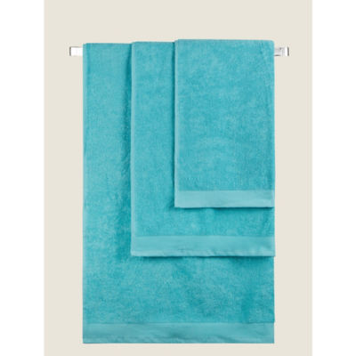 George Home Large Aqua 100% Cotton Bath Sheet