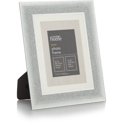 George Home Silver Glitter Ombre Frame 7x5 Inch