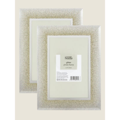 George Home Champagne Glitter Ombre Photo Frame 6 X 4 Inch