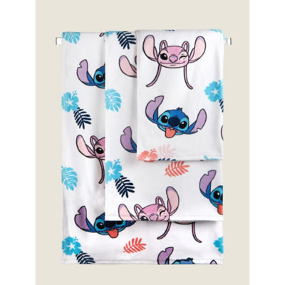 George Home Large Disney Printed Stitch Bath Sheet